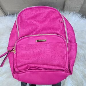 Juicy Couture Word Play Hot Pink Backpack